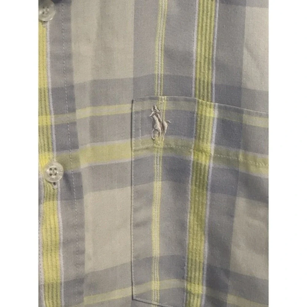 Polo‎ Ralph Lauren Plaid Short Sleeve Shirt – Men's Large (41–42)